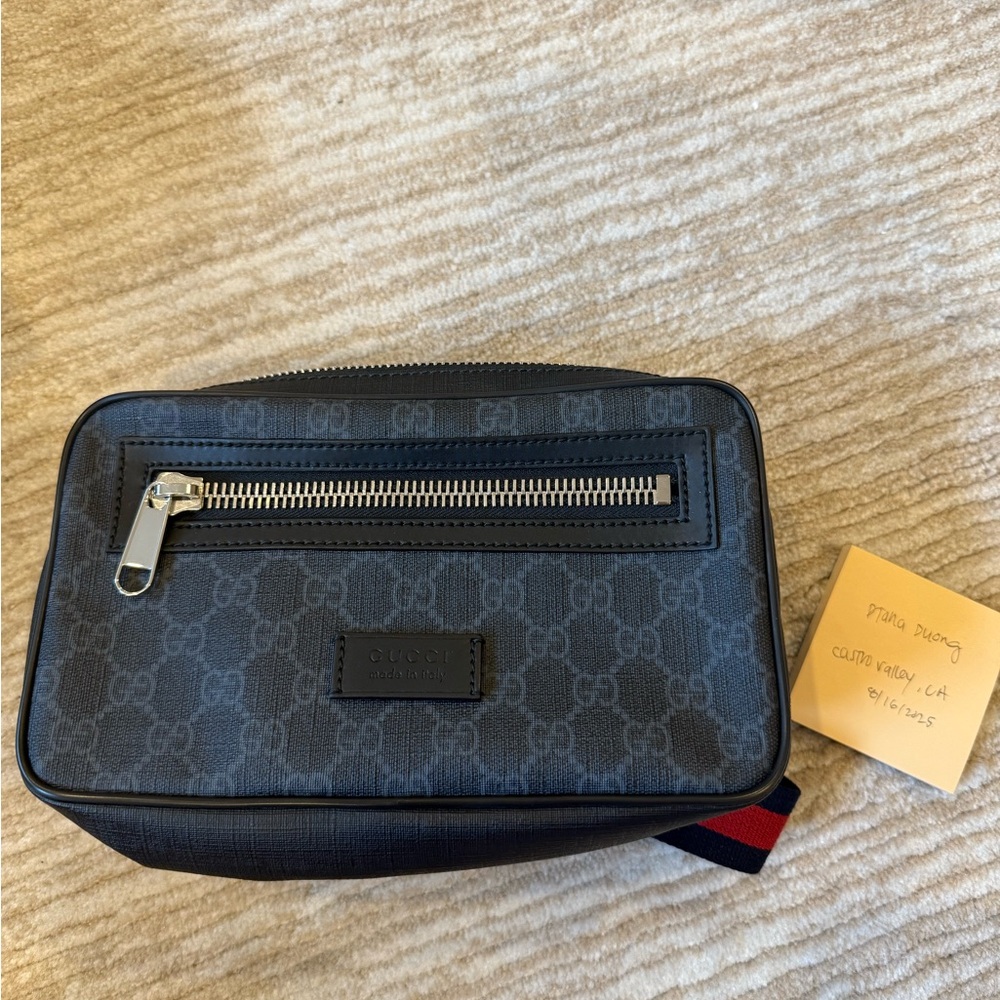 Gucci Men's Dark Gray belt bag